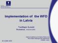 Implementation of the WFD in Latvia TwinBasin Summit Rochehaut, 1620'04'2007' PowerPoint PPT Presentation