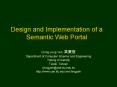 Design and Implementation of a Semantic Web Portal PowerPoint PPT Presentation