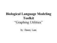 Biological Language Modeling Toolkit 