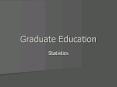 Graduate Education PowerPoint PPT Presentation