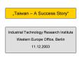 Taiwan A Success Story PowerPoint PPT Presentation