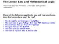 The Math Logic Behind The Lemon Law PowerPoint PPT Presentation