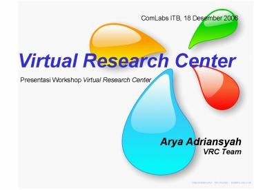 Virtual Research Center