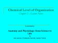 Chemical Level of Organization Chapter 2 Lecture Notes PowerPoint PPT Presentation