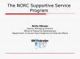 The NORC Supportive Service Program PowerPoint PPT Presentation