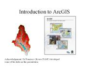 Introduction to ArcGIS