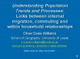 Understanding Population Trends and Processes: Links between internal migration, commuting and withi PowerPoint PPT Presentation