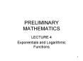 PRELIMINARY MATHEMATICS PowerPoint PPT Presentation