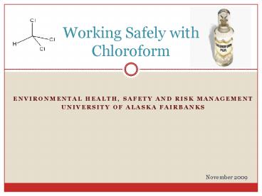 Environmental Health, safety and risk management