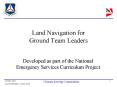 Land Navigation for Ground Team Leaders PowerPoint PPT Presentation