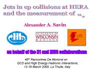 Jets in ep collisions at HERA