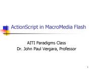 ActionScript in MacroMedia Flash