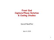 Front End Capture/Phase Rotation