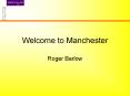 Welcome to Manchester PowerPoint PPT Presentation