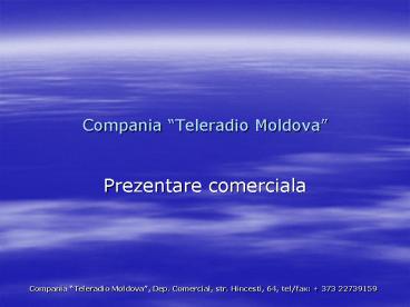 Compania Teleradio Moldova