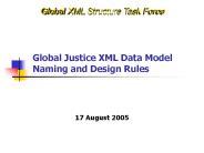 Global Justice XML Data Model Naming and Design Rules