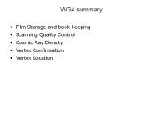 Film Storage and book-keeping
