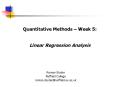 Quantitative Methods  PowerPoint PPT Presentation