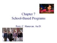 Chapter 7 School-Based Programs