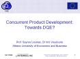 Concurrent Product Development: Towards DQE PowerPoint PPT Presentation