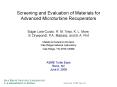 Screening and Evaluation of Materials for Advanced Microturbine Recuperators PowerPoint PPT Presentation