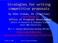 Strategies for writing competitive proposals PowerPoint PPT Presentation