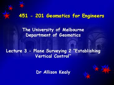 Department of Geomatics