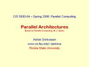 Parallel%20Architectures%20Based%20on%20Parallel%20Computing,%20M.%20J.%20Quinn