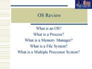 OS Review