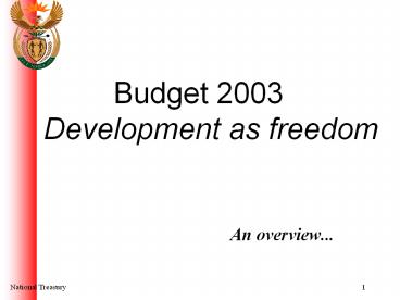 Budget%202003%20%20Development%20as%20freedom