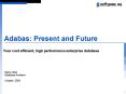 Adabas: Present and Future PowerPoint PPT Presentation