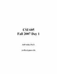 CSI%20605%20Fall%202007%20Day%201