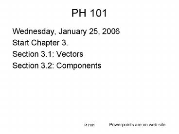 PH 101