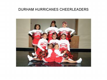 DURHAM HURRICANES CHEERLEADERS