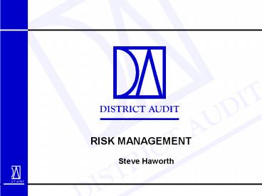 RISK MANAGEMENT