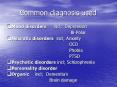 Common diagnosis used PowerPoint PPT Presentation