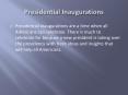 Presidential Inaugurations PowerPoint PPT Presentation
