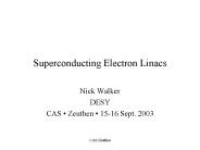 Superconducting Electron Linacs