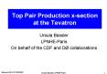 Top Pair Production xsection at the Tevatron PowerPoint PPT Presentation