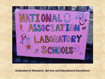 Dedicated to Research, Service and Educational Excellence