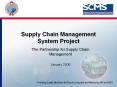 Supply%20Chain%20Management%20System%20Project PowerPoint PPT Presentation