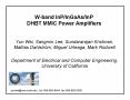 Wband InPInGaAsInP DHBT MMIC Power Amplifiers PowerPoint PPT Presentation