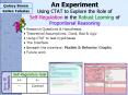 An Experiment Using CTAT to Explore the Role of Self-Regulation in the Robust Learning of Proportional Reasoning PowerPoint PPT Presentation