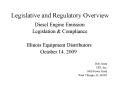 Legislative and Regulatory Overview PowerPoint PPT Presentation