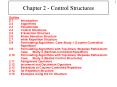 Chapter 2 - Control Structures PowerPoint PPT Presentation