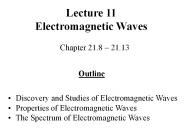Lecture 11 Electromagnetic Waves