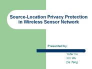 Source-Location Privacy Protection in Wireless Sensor Network