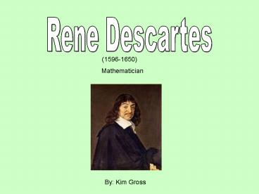 Rene Descartes