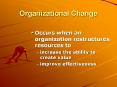 Organizational Change PowerPoint PPT Presentation