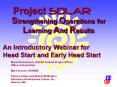 Strengthening Operations for Learning And Results PowerPoint PPT Presentation